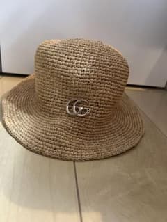 グッチ GUCCI ラフィアハット 麦わら帽子 帽子のサムネイル
