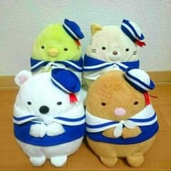 すみっこぐらし マリン ぬいぐるみ セットのサムネイル