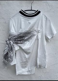 sacai サカイ 19SS BANDANA PRINTドッキングカットソー T sacai サカイ 19SS BANDANA PRINTドッキングカットソー T | Mercari