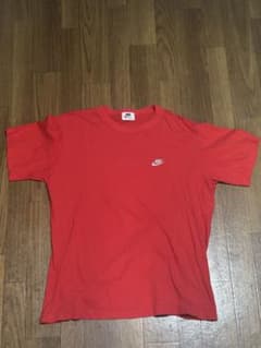 80s NIKE ナイキ Tシャツ y2k archive 赤 短丈 日本製のサムネイル