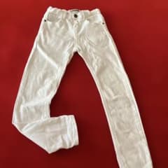 ZARA BOYS スキニーフィットパンツ 128cm ホワイトのサムネイル