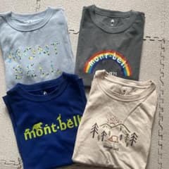 150cmモンベルTシャツ4枚セットのサムネイル