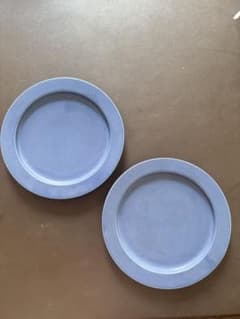 イイホシユミコ　アンジュール　プレート✖︎2 ルリ