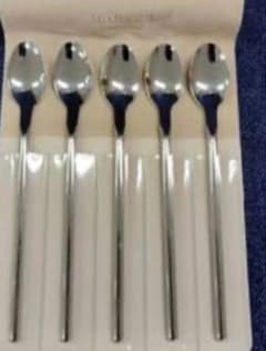 ◼︎新品未使用◼︎【MIKIMOTO】ステンレススチール スプーン 5本