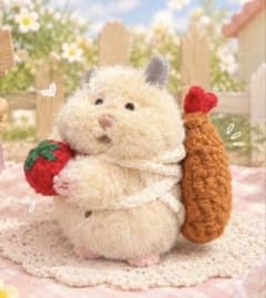 はむにぎり エビフライ リュック トマト ポーチ ハンドメイド ぬい活 ぬい服のサムネイル