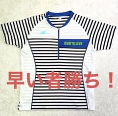 首元にジップの着いたカッコいいランニングTシャツ☆Mサイズのサムネイル