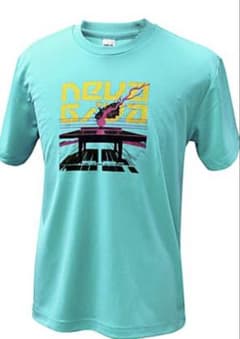 新品　 Tシャツ 稲妻　ライトブルー　Ｌサイズのサムネイル