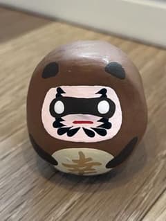白河だるま　ガチャ　縁起物シリーズ　たぬきのサムネイル