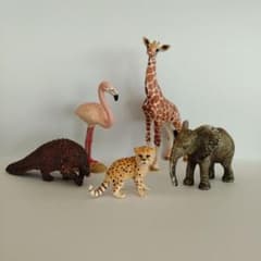 Schleich　シュライヒ　ワイルドライフ　セット　フィギュア　動物５点セットのサムネイル