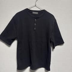 CLELファンクショナリー サーマルヘンリーネック半袖Tシャツ　ブラック　Lのサムネイル