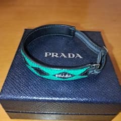 PRADA サフィアーノレザー ラバーバンド ブレスレットのサムネイル