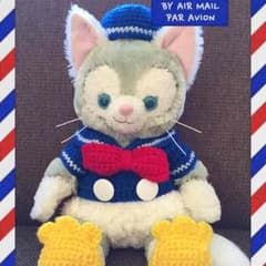 ジェラトーニ★ジェラトーニコスチューム★ドナルド風4点セット★ニット手編みのサムネイル