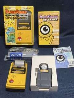 ジャンク品】ゲームボーイ ポケットプリンタ ピカチュウデザイン3点