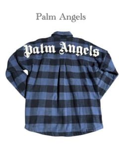 Palm Angels 青黒チェックシャツのサムネイル
