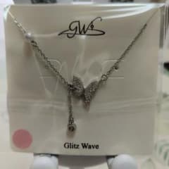 未開封 Glitz Wave バタフライ ネックレスのサムネイル
