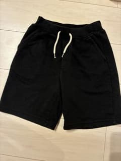 GU キッズ ハーフパンツ ブラック 130cmのサムネイル