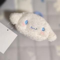 シナモロール フェイス型 ポーチ サンリオ ぬいぐるみのサムネイル