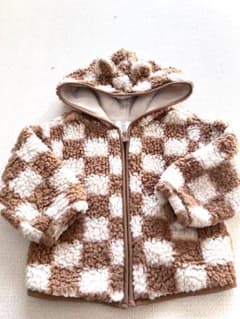 GAP チェック柄フード付きアウター 18-24ヶ月のサムネイル