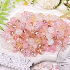 DIYJOJO ビーズ ピンク花の海洋のサムネイル