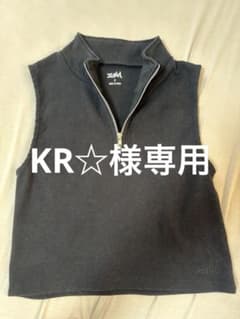 KR☆様専用 X-girl ハーフジップ タンクトップ ブラックのサムネイル