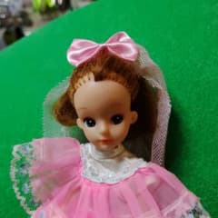 1980年代２代目リカちゃん人形 マグネットつき靴含む３足、お友達 手縫い衣装のサムネイル