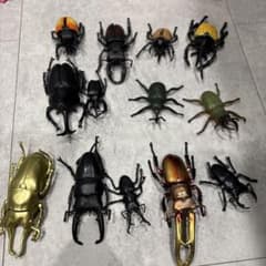 昆虫フィギュア 13体セット カブトムシ クワガタ - メルカリ