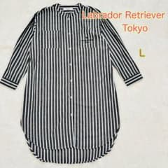 Labrador Retriever Tokyo ロングシャツ L ストライプのサムネイル