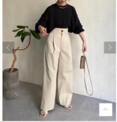 ハイウエストワイドパンツ※裾上げ済みのサムネイル