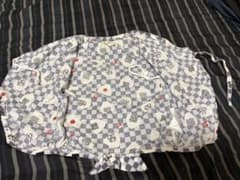 くろわっさんすべべ甚平 ロンパース おにぎり柄のサムネイル