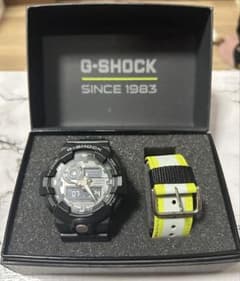 y*6様 CASIO G-SHOCK GA-710 箱付 替えベルト付 アナデジのサムネイル