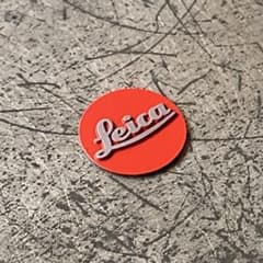 Leica レッド バッジ　赤バッジ　M240用 Yahoo!オークション - ライカ LEICA オリジナルロゴマーク 赤 バッジ