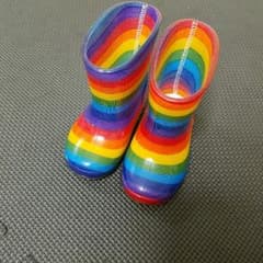 長靴♡虹色♡サイズ13のサムネイル