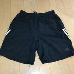 adidas アディダス ハーフパンツ　黒　LLサイズのサムネイル
