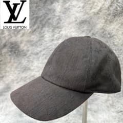 [大人気] LOUIS VUITTON キャップ　モノグラム　黒　エッセンシャル