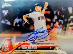 Topps Chrome Anthony Banda 直筆サイン入りMLBカードのサムネイル