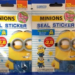 ミニオンズ 衣類に貼る虫除けシール12枚入✖︎２シート         ￥333のサムネイル