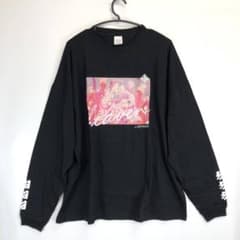 寺田てら 長袖 ロングTシャツ 初個展「レゾ」 ブラック ヘブン 「heven」 寺田てら 長袖 ロングTシャツ 初個展「レゾ」 ブラック ヘブン 「heven