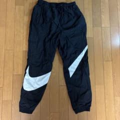 NIKE ナイロン トラックパンツ ブラック Mのサムネイル