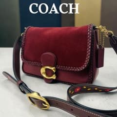 極美品✨ COACH コーチ タビー ショルダーバッグ 花柄 編み込み 