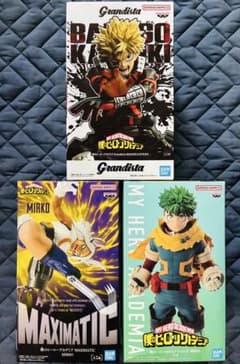 僕のヒーローアカデミア 爆豪勝己 緑谷出久 ミルコ フィギュア 3種