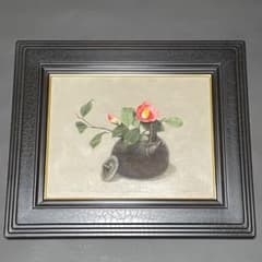 Thumbnail of 濱口清　椿　油彩　F6号