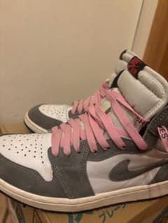 Nike Air Jordan 1 グレー/ホワイト/ピンクのサムネイル