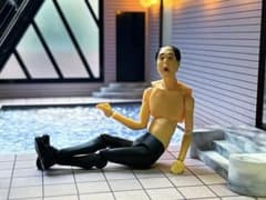 例のプール　フィギュア用ジオラマ　キット組立完成品　1/12 例のプール フィギュア用ジオラマ キット組立完成品 1/12 - メルカリ