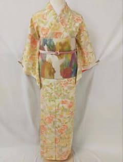 未使用正絹小紋と中古八寸名古屋帯セットのサムネイル