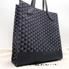 未使用級】BALLY Pennant パネル レザー トートバッグ デニム - メルカリ