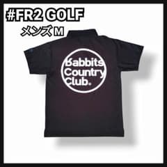 FR2GOLF ポロシャツ 黒 M Rabbits Country Club - メルカリ