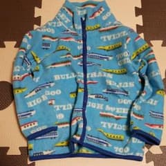 子供フリース新幹線柄のサムネイル