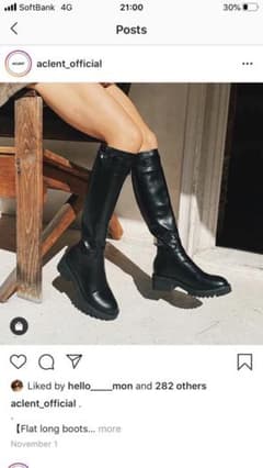 aclent ロングブーツのサムネイル