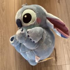 スティッチ　寝そべりコロコロBIGぬいぐるみ　ディズニー　新品タグ付き