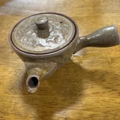 急須 陶器 彫り模様 和食器のサムネイル
